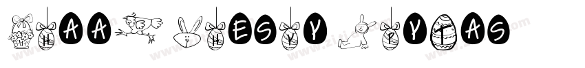 Happy Easter Script字体转换
